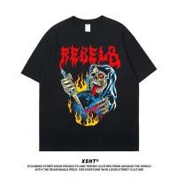 ราคา พร้อมส่ง เสื้อ Gildan ลาย Rebel8 Skull World Tee - Black (สีดำ) by XSHT (22281973845)