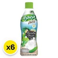 ราคา (แพ็ค 6 ขวด) คูลคูลเฟรช น้ำมะพร้าว ผสมวุ้นมะพร้าว 280 มล x 6 ขวด (26505647852)