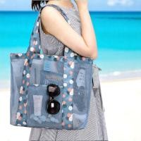 ราคา กระเป๋าชายหาดกันน้ำ ผ้าตาข่าย สไตล์เกาหลี สำหรับเดินทาง ท่องเที่ยว ใส่ชุดว่ายน้ำ กางเกงว่ายน้ำ ขนาดใหญ่ จุของได้เยอะ (72021075)