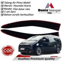 ราคา Hyundai Staria 2021-2025 รางน้ํารถ 2 ประตู คุณภาพระดับพรีเมียม (57051450258)