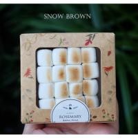 ราคา New! SNOW BROWNIE มาชเมลโล่-บราวนี่ส์แฟนซี⭐️ชิ้นใหญ่ ( 7.5x7.5 cm.) * ขั้นต่ำ 4 ชิ้น - B6A007 ⭐ (14635907358)