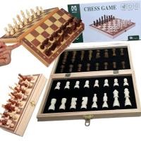 ราคา ชุดหมากรุกไม้คุณภาพสูง หมากรุกแม่เหล็กพร้อมกล่องเก็บกระดานหมากรุกพับได้เรียบร้อย (44215099108)