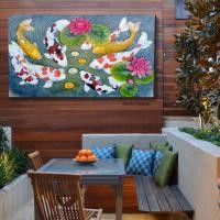 ราคา ภาพติดผนังปลาคราฟมงคล ภาพติดผนังหินทรายรูปปลาคราฟ ภาพปลาคราฟเสริมฮวงจุ้ย ขนาดภาพ กว้าง 50 สูง 100 cm. (18459766023)