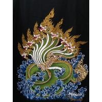 ราคา เสื้อยืด​ลาย​ไทย​ ลายพญานาค​9เศียร​ สะท้อนแสง (6545545618)