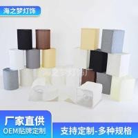 ราคา โคมไฟตั้งโต๊ะ KD โคมไฟรอบโคมไฟชั้นสี่เหลี่ยมโคมไฟผ้าผ้าลินิน TC โคมไฟผ้า (51650097581)