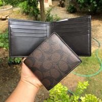 ราคา กระเป๋าCoachแท้ พร้อมส่ง กระเป๋าเงินชาย COACH F75083 MEN Wallet (1548154622)