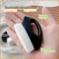 ราคา [FT] Professionals Nails Art Dust Brush Triangle With Cover Finger Bule Brush Dust Cleaning Make Up Brush Nail Tools [TH] (52304951820)