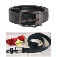 ราคา ใหม่ Coach เข็มขัดคุณผู้ชาย เส้นใหญ่ ใช้ได้ 2 ด้าน (4251305118)