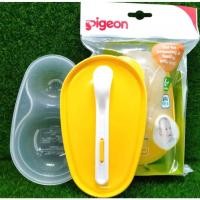 ราคา Royal kids (พีเจ้น) Pigeon ชามบดอาหาร พร้อมช้อน เหมาะสำหรับ 6 เดือนขึ้นไป (23226189374)