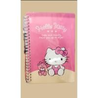 ราคา สมุดริมลวดลายคิตตี้ kitty sanrio ลิขสิทธิ์แท้ (42669052719)