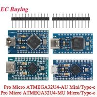 ราคา Pro Micro ATMEGA32U4 5V/16MHZ Type-c Mini USB Microcontroller โมดูลสําหรับ arduino Leonardo R3 Pin Header เปลี่ยน ATmega328 (49550106190)