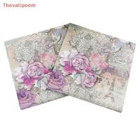 ราคา [Thevatipoem] Design tower กระดาษเช็ดปาก rose Festival party ทิชชู่ดอกไม้ตกแต่ง 20 ชิ้น HOT (55054757372)