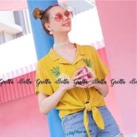 ราคา เสื้อเชิ้ตสับปะรด สีเหลือง (478136003)