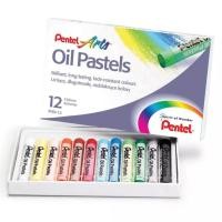 ราคา (KTS)สีชอล์ก Oil Pastels Pentel 12 สี (10361758238)