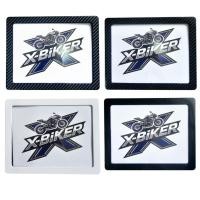 ราคา กรอบป้ายทะเบียนรถมอเตอร์ไซค์ #ลายเคฟล่า #สีพื้น กันน้ำ จ้า X-BIKER (29382087598)