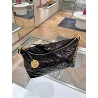 ราคา DIOR กระเป๋า Hobo แบบพับได้ หนังวัวเงางาม สะพายข้างหรือครอสบอดี้ ขนาดใหญ่ ความจุมาก 28.5 x 10 x 14.5 ซม. (48853025867)