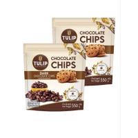 ราคา (แพ็ค × 2)ทิวลิป ดาร์คช็อกโกแลตชิพ ชนิดเม็ดกลาง 550 ก. (28317566103)