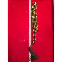 ราคา ประคำแร่เหล็กไหลเนื้อสีทองวัดพระแก้ววังหน้า 108 เม็ด (27505829564)