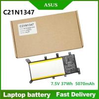 ราคา ☸ASUS แบตเตอรี่โน๊ตบุ๊ค C21N1347 ของแท้ ใส่ ASUS K555L X555 X555LA X555LD X555LN C21N1347 7.5V 4840mAh (29800807424)