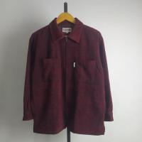 ราคา เบอร์กันดีผ้าลูกฟูกด้านนอกลําลอง Renoma (43305663091)