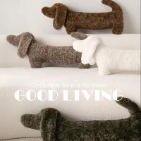 ราคา หมอนสุนัขผมหยิก ขนาด 68x108 cm สำหรับตกแต่งบ้านและโซฟา (40918398511)