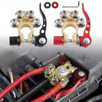 ราคา จัดส่งตลอด 48 ชั่วโมง ชุบทอง1 คู่+แหวน ขั้วแบตปลดไว ล๊อคแบต ขั้วแบตเตอรี่รถยนต์ขั่วบวก ขั้วแบตเตอรี่ ขั้วแบต ขั้วต่อแบต (43574646239)