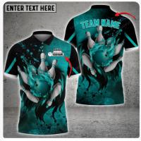 ราคา RN8R Bowling Ball ชีวิตตลก 3D เสื้อโปโลเครื่องเล่นและชื่อทีมที่กําหนดเอง Bowling เสื้อสําหรับชาย 04 Z4YV (53453621758)