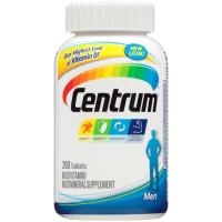 ราคา Centrum Multivitamins Men 200 Tablets โฉมใหม่ สหรัฐอเมริกา เซ็นทรัม วิตามินรวม ผู้ชาย 200 เม็ด (10879337124)