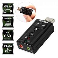 ราคา USB การ์ดเสียง Audio 3D Sound Virtual 7.1 Channel Card Adapter แปลงAV ออกเป็น USB (5633036697)