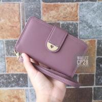 ราคา กระเป๋าสตางค์ใบกลาง แบรนด์แท้ Forever Young สีชมพูกะปิ (1916193158)