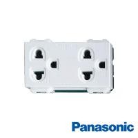 ราคา Panasonic ปลั๊กกราวด์คู่ รุ่นใหม่ พานาโซนิค WEG15929 Full-Color Wide Series (13013042800)