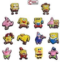 ราคา รองเท้าแตะไขว้ฟองน้ํา Charm ปุ่มสติ๊กเกอร์รองเท้าแตะลายการ์ตูน PVC 2D CROSS TREND (57803172859)