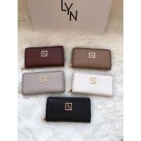 ราคา กระเป๋าสตางค์ Lyn ใบยาวซิปรอบ งานแท้Outlet ขนาด7" ชอบแนวคลีนๆ เรียบหรู มาสอยใบนี้จ้ะแม่ (3289215677)
