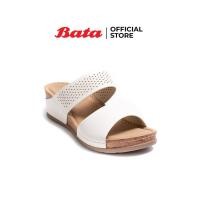 ราคา Bata บาจา รองเท้าแพลตฟอร์ม ส้นเตารีด สูง 2 นิ้ว สำหรับผู้หญิง รุ่น Rebecca สีขาว 6611313 (8967624413)