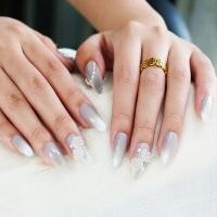 ราคา เล็บปลอมสำเร็จรูป เล็บปลอมสำเร็จรูปเจ สวมใส่ อิน สไตล์เล็บเรียบง่ายเล็บทําด้วยมือเล็บทําด้วยมือบริสุทธิ์เพชรผีเสื้อดอกไม้เล็บแพทช์ขายส่ง (45452182807)