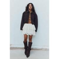 ราคา H&M(เอชแอนด์เอ็ม) เสื้อแจ็คเก็ตบอมเบอร์เคลือบเงา ผู้หญิง 1303429_1 (46754204392)