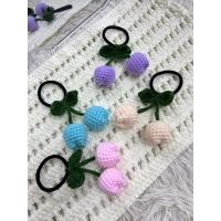 ราคา ยางรัดผมไหมพรม ดอกทิวลิป #ยางรัดผมไหมพรม #ถักไหมพรม #ยางรัดผม (43369333192)