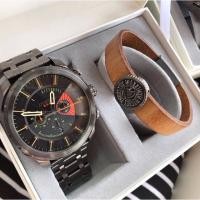 ราคา พร้อมส่งDiesel Stronghold Watch and Bracelet Gift Set (4732766557)
