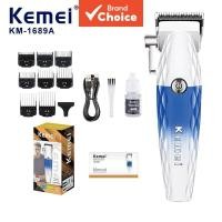 ราคา KEMEI ปัตตาเลี่ยนมืออาชีพ KM-1689AL หน้าจอ LCD 8800RPM เครื่องตัดผมไฟฟ้า ปัตตาเลี่ยนตัดผมมืออาชีพ แบตเตอรี่ทนทาน ใบมีดสแตนเลส (54802961397)