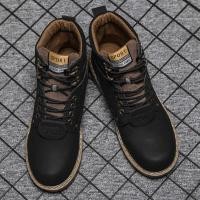 ราคา ❤ รองเท้าหนังลำลองผู้ชายรองเท้าขี่จักรยานสูงกลาง (25634838851)