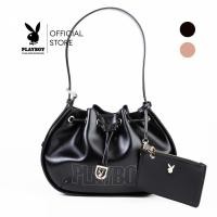 ราคา PLAYBOY รุ่น Mochy Dumpling Bag กระเป๋าสะพายข้างผู้หญิง รหัส ST-B253PB628 ดีไซน์ทรงเกี๊ยว พิมพ์ลายโลโก้ (41260130150)