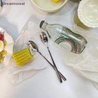 ราคา [ดีเอ็มที] สแตนเลสด้ามยาวกวนช้อนชากาแฟช้อนขนมช้อนกวนก้านช้อนอุปกรณ์ครัว (55704343360)