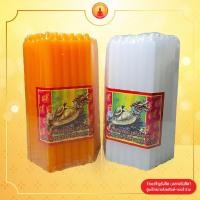 ราคา เทียนหอมหนักบาท ตราเต่ามังกร สีเหลือง/สีขาว น้ำตาเทียนน้อย (9108964119)