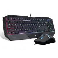 ราคา HP Keyboard+Mouse GK1100 ของเเท้ คีย์บอร์ด Gaming Gear Combo 6 Color LED Back Light (19817798903)