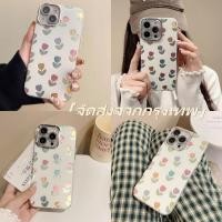 ราคา ส่งจากกรุงเทพเคสไอโฟน 15 Pro Max 14 13 12 เคส for เคสไอโฟน11 ทิวลิป รัดกุม Macaron Gloss สีรุ้ง การป้องกันการตก Case (25219985130)