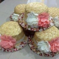 ราคา หมวกสาน ติดดอกไม้ มีพร้อมส่ง (322662077)