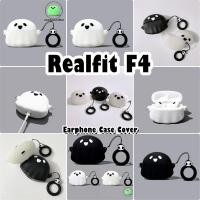 ราคา ส่วนลดFor Realfit F4 Case Casing Soft Silicone Headphone Case Trend Cartoon NO.2 (25290003836)