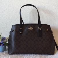 ราคา Coach Drawstring Carryall In Signature Canvas F57842 IMAA8 (1785185206)