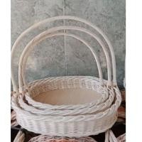 ราคา ตะกร้าหวายวงรีทรงกลมอเนกประสงค์ 1 ชุด 3 ใบ (44427187369)