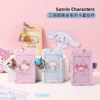 ราคา [ พร้อมส่ง ] Sanrio Characters x Miniso ซานริโอ้ Card Holder ที่ใส่การ์ด เฟรมการ์ด มีกระดิ่ง สายห้อย My Melody Cinnamon (19241794180)